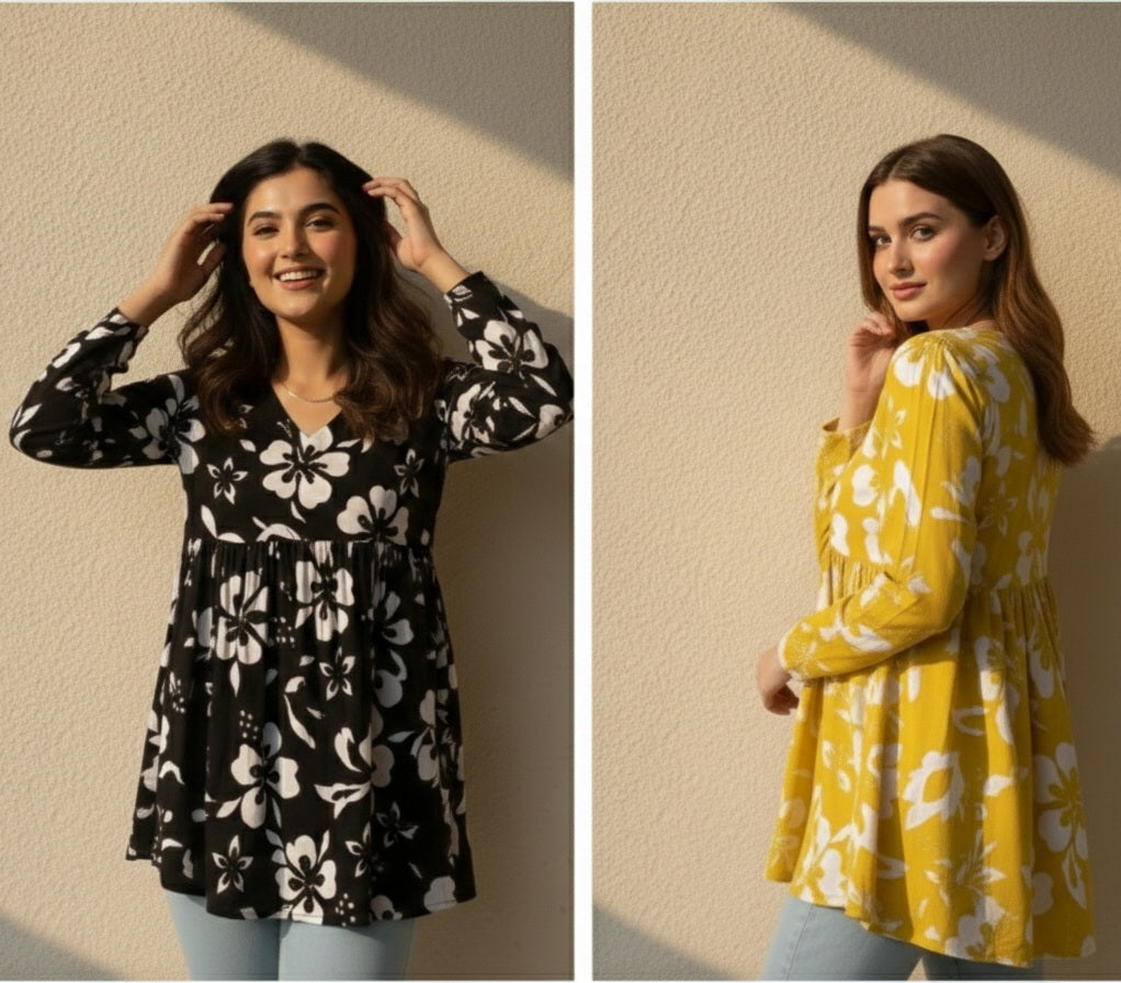 Black & Yellow Office Wear Combo