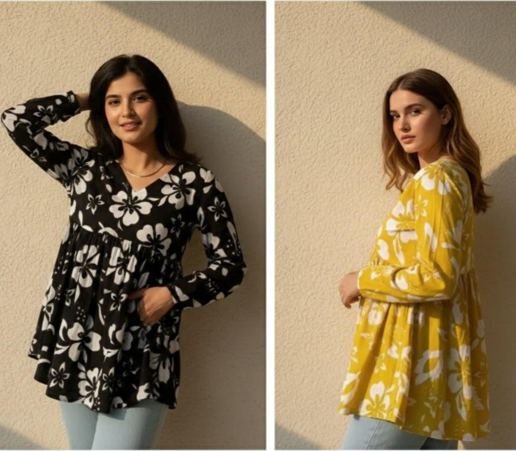 Black & Yellow Office Wear Combo