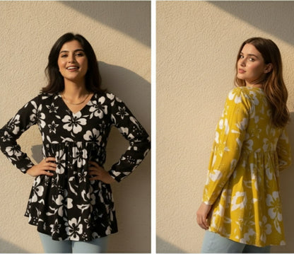 Black & Yellow Office Wear Combo