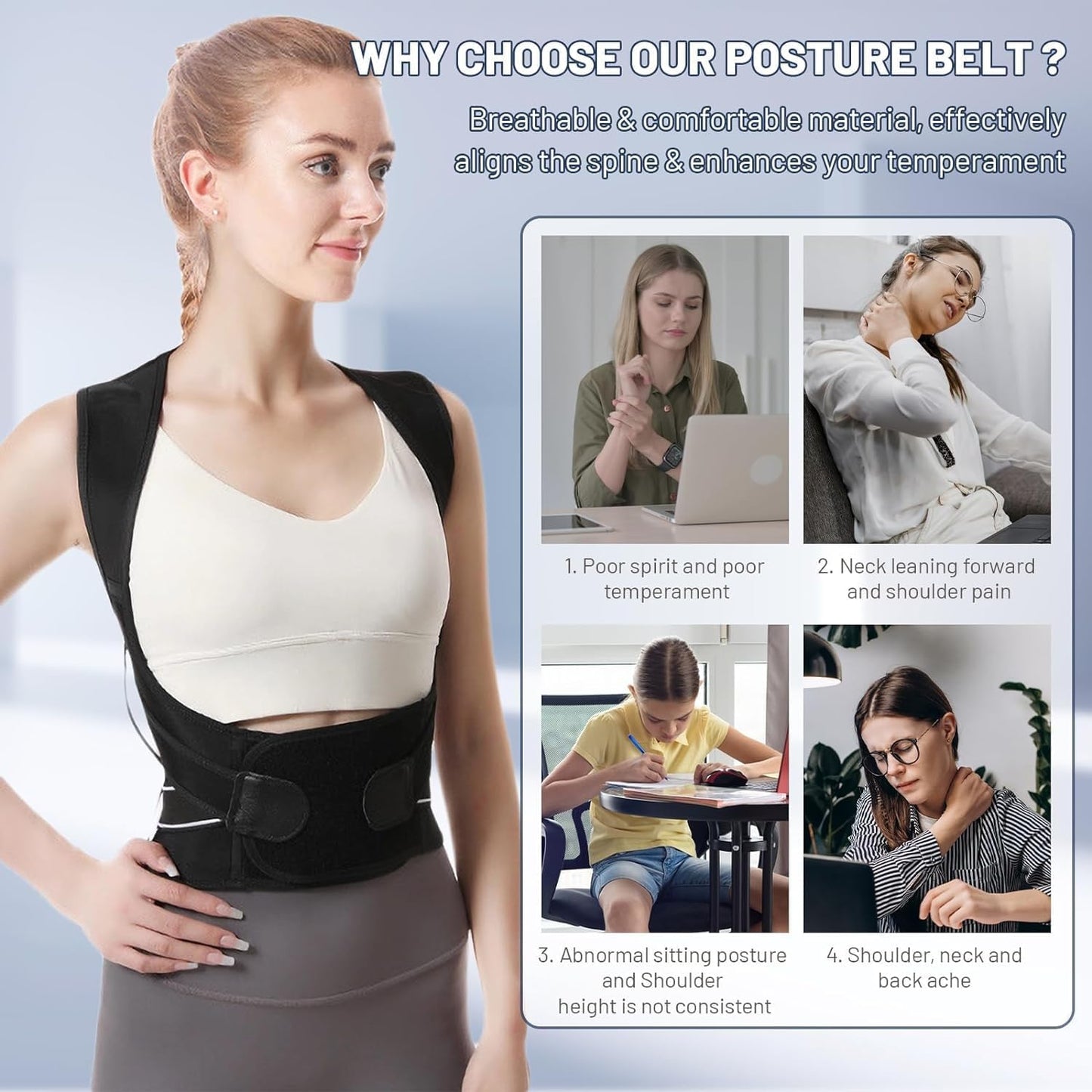 Back Pain Relief Posture Support