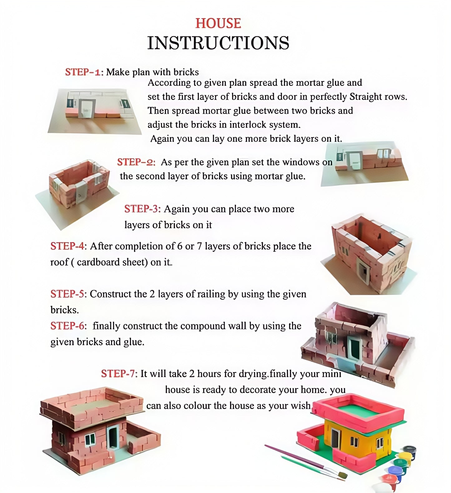 🧱 Mini Bricks Dream Home Kit | Educational DIY Toy for Kids