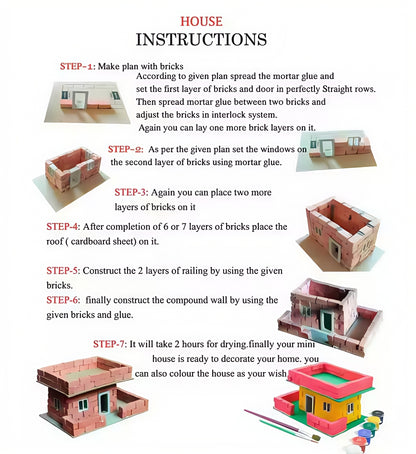 🧱 Mini Bricks Dream Home Kit | Educational DIY Toy for Kids