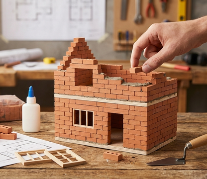 🧱 Mini Bricks Dream Home Kit | Educational DIY Toy for Kids