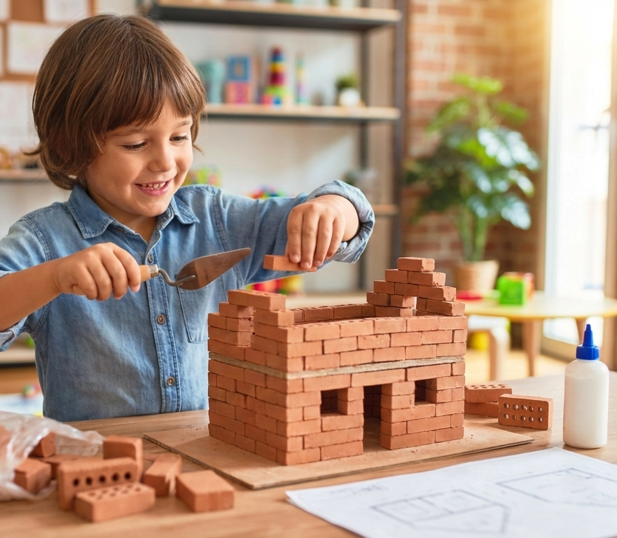 🧱 Mini Bricks Dream Home Kit | Educational DIY Toy for Kids