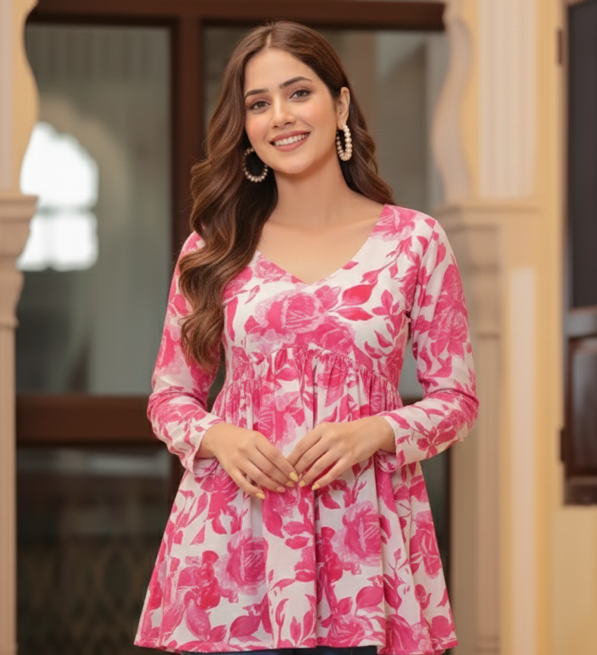 New Trendy Short Kurtis For Girls