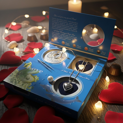 The Gift Choice: 🎁 The Ultimate Valentine’s Surprise – Real Oyster Pearl & Chain