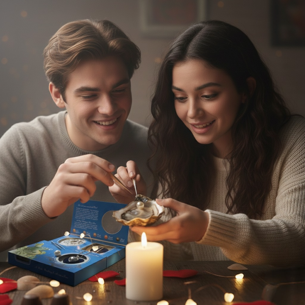 The Gift Choice: 🎁 The Ultimate Valentine’s Surprise – Real Oyster Pearl & Chain