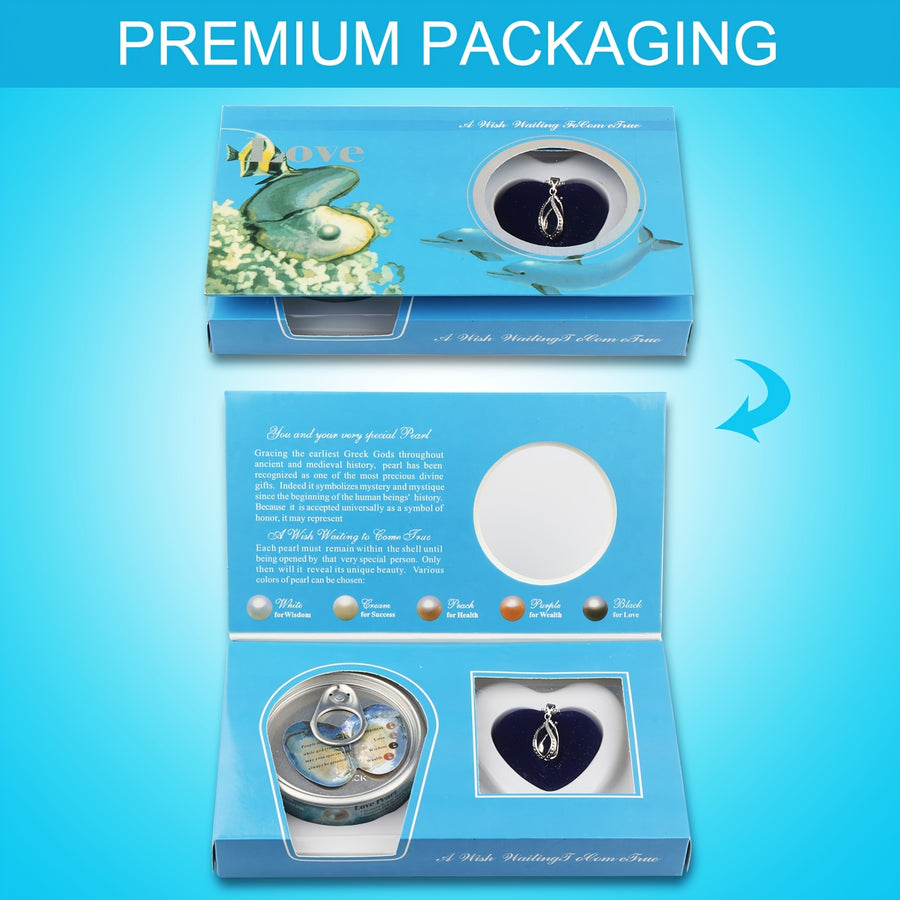 The Gift Choice: 🎁 The Ultimate Valentine’s Surprise – Real Oyster Pearl & Chain
