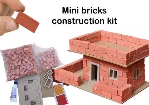 🧱 Mini Bricks Dream Home Kit | Educational DIY Toy for Kids